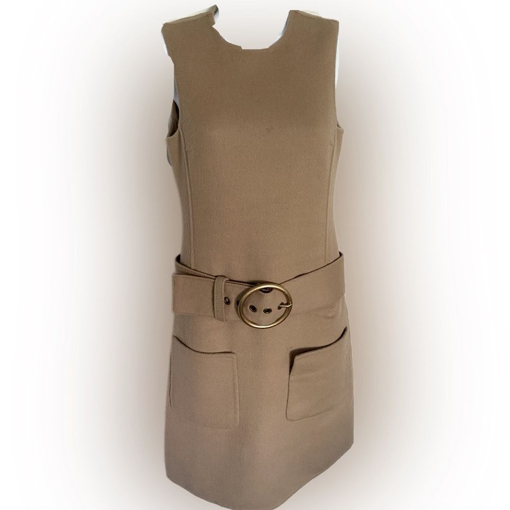 Michael Kors Italian Wool Jumper -0 tan soft angora  wool , 60’s inspire…